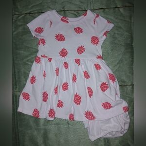 Cat & Jack Pink and White Baby Outfit